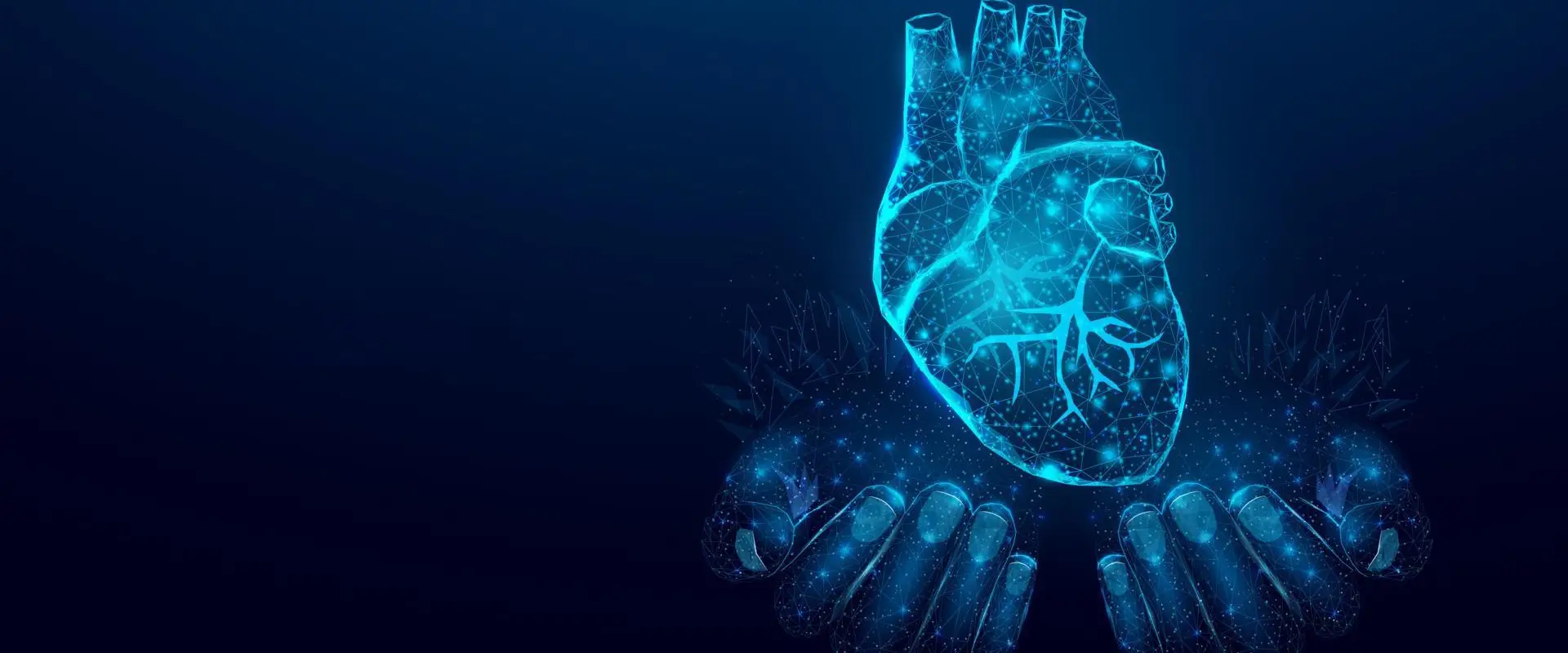 two-human-hands-are-holds-heart-wireframe-glowing-low-poly-heart-design-on-dark-blue-background-abstract-futuristic-illustration-vector